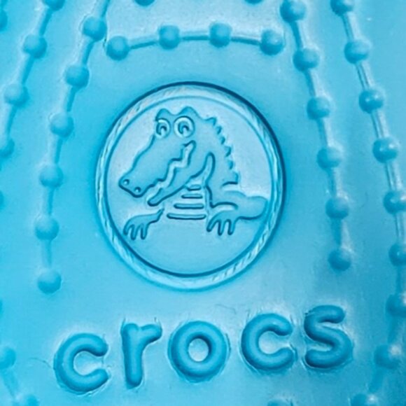 CROCS | Black Water Shoes with Blue Interior | Size 7 - Picture 10 of 16